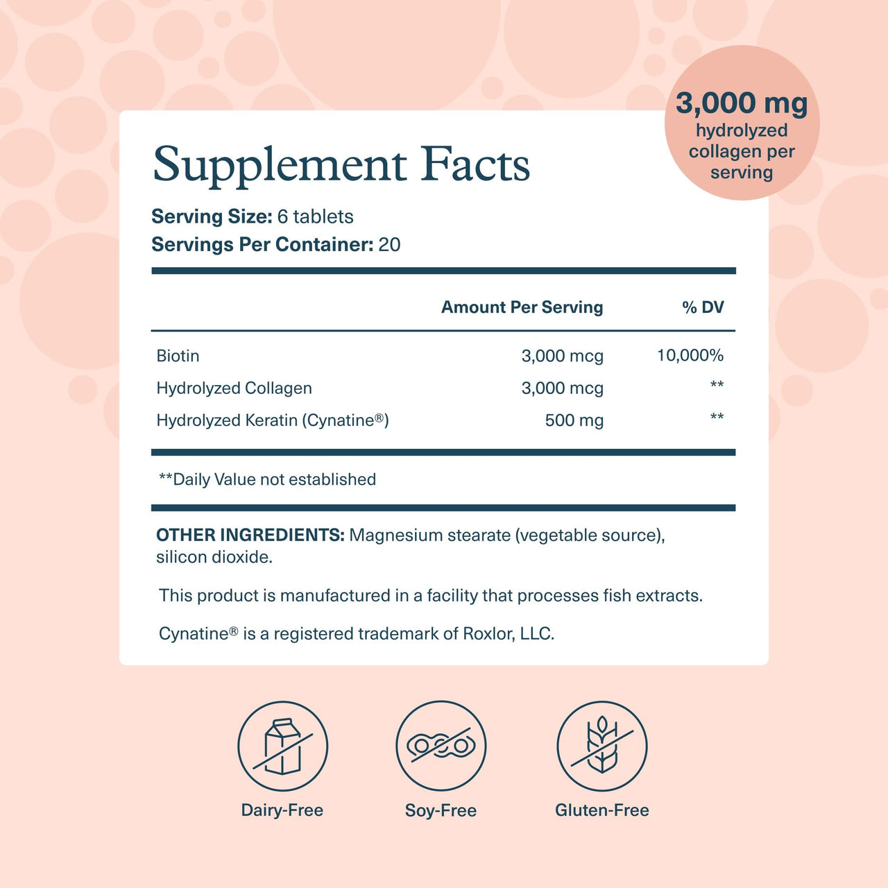 Youtheory Hair Collagen + Keratin - Advanced Collagen & Keratin Supplement - Supports Hair Growth & Nail Health - Aids Anti-Aging - 120 Tablets (20-Day Supply)