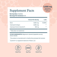 Thumbnail for Youtheory Hair Collagen + Keratin - Advanced Collagen & Keratin Supplement - Supports Hair Growth & Nail Health - Aids Anti-Aging - 120 Tablets (20-Day Supply)
