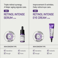 Thumbnail for SOME BY MI Retinol Intense Trial Kit - Serum and Eye Cream, 0.33Oz - Mild Korean 0.1% Retinol Face Serum and Eye Cream for Beginner - Skin Texture, Elasticity and Under Eye Care - Korean Skin Care