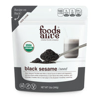 Thumbnail for Foods Alive | Organic Black Sesame Seeds | 12 oz