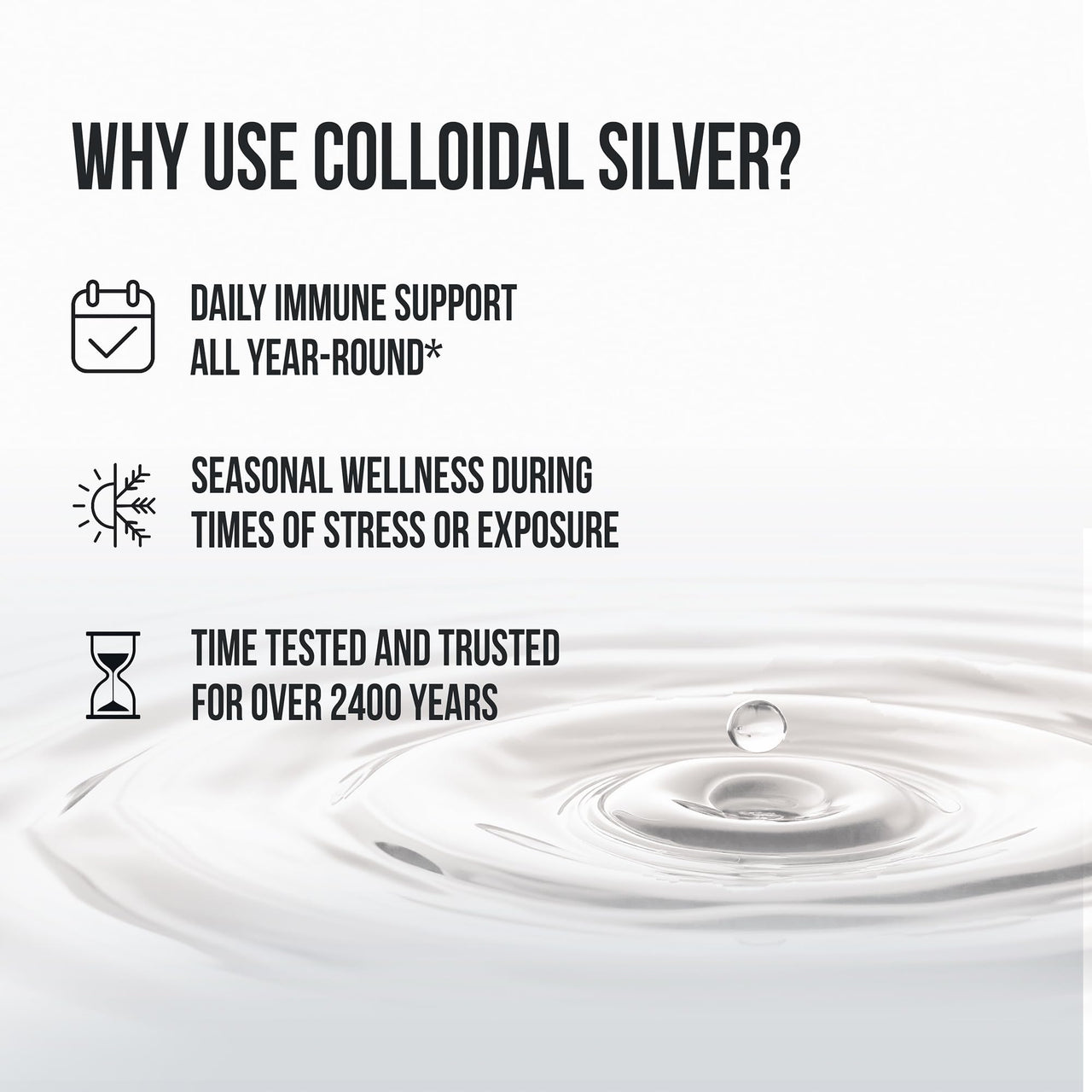 Sovereign Silver Immune Support, Colloidal Silver, Bio-Active Silver Hydrosol,10 ppm, Fine Mist Spray, 2 Fl Oz