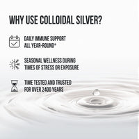Thumbnail for Sovereign Silver Immune Support, Colloidal Silver, Bio-Active Silver Hydrosol,10 ppm, Fine Mist Spray, 2 Fl Oz