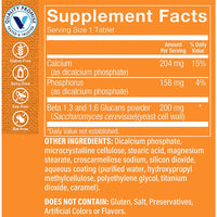 Thumbnail for The Vitamin Shoppe Beta 1,3 Glucans 200MG, Immune Support (120 Tablets)