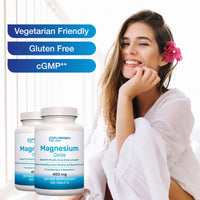 Thumbnail for Magnesium 400mg [High Potency] Supplement – Magnesium Oxide for Immune Support, Muscle Recovery, Leg Cramps and Relaxation 120 Tablets