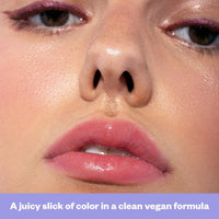 Thumbnail for Kosas Wet Lip Oil Gloss - Hydrating Lip Plumping Treatment with Hyaluronic Acid & Peptides, Non-Sticky Finish (Malibu)