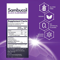 Thumbnail for Sambucol Black Elderberry Syrup Original Formula, 7.8 Ounce Bottle