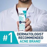 Thumbnail for CeraVe Acne Foaming Cream Cleanser, 4% Benzoyl Peroxide Face Wash With Hyaluronic Acid, Niacinamide & Ceramides, Gentle Daily Acne Treatment For Face
