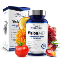 Thumbnail for 1MD Nutrition VisionMD Eye Vitamin CARMIS - Eye Supplement for Adults - with OptiLut Lutein & Zeaxanthin - Supports Vision Health Care, Everyday Eye Strain, & Occasional Dry Eye - 30 Softgels