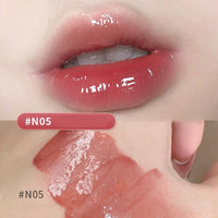 Thumbnail for Ice Watery Lip Gloss, Mirror Tea Jelly Light Lip Glaze, Moisturizing Nonstick Liquid Lipstick (#N03 Guava)