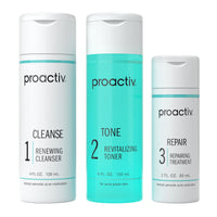 Thumbnail for Proactiv 3 Step Acne Treatment - Benzoyl Peroxide Face Wash, Repairing Acne Spot Treatment for Face And Body, Exfoliating Toner - 60 Day Complete Acne Skin Care Kit