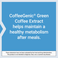 Thumbnail for Life Extension CoffeeGenic® Green Coffee Extract, 400 mg, standardized for 50% chlorogenic Acid, After-Meal Metabolism Support, Gluten Free, Non-GMO, Vegetarian, 90 Capsules