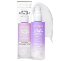 Thumbnail for Pacifica Vegan Ceramide Barrier Repair Face Lotion, Hydrating, Lightweight Moisturizer, For Dry Skin, Dermatologist Tested, Safe for Sensitive Skin, Fragrance Free, 100% Vegan + Cruelty Free
