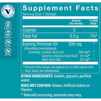Thumbnail for The Vitamin Shoppe Evening Primrose Oil 500mg - GLA Omega-6 | Women's Hormonal Balance | 120 Softgels | Cold-Pressed