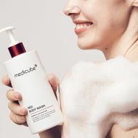 Thumbnail for medicube Red Acne Body Wash 14.10 Fl.oz I Low pH and Hydrating Cleanser with Salicylic Acid, Lactic Acid, Niacinamide and Hyaluronic Acid Suitable for Bacne Treatment | Korean Skin Care