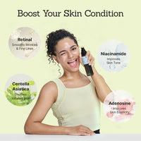 Thumbnail for MEDITHERAPY Retinal Skin Booster Serum 5.07 fl. oz - 100ppm Retinal Ideal for Beginner & Sensitive Skin - Advanced Retinol Serum for Face - Retinaldehyde Facial Serum for Uneven Skin Tone & Fine Lines