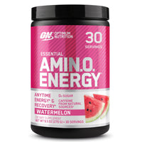 Thumbnail for Optimum Nutrition Amino Energy - Pre Workout with Green Tea, BCAA, Amino Acids, Keto Friendly, Green Coffee Extract, Energy Powder - Watermelon, 30 Servings (Packaging May Vary)