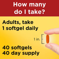 Thumbnail for Nature Made CoQ10 400mg Softgels, Dietary Supplement for Heart Health Support, 40 Count, 40 Day Supply