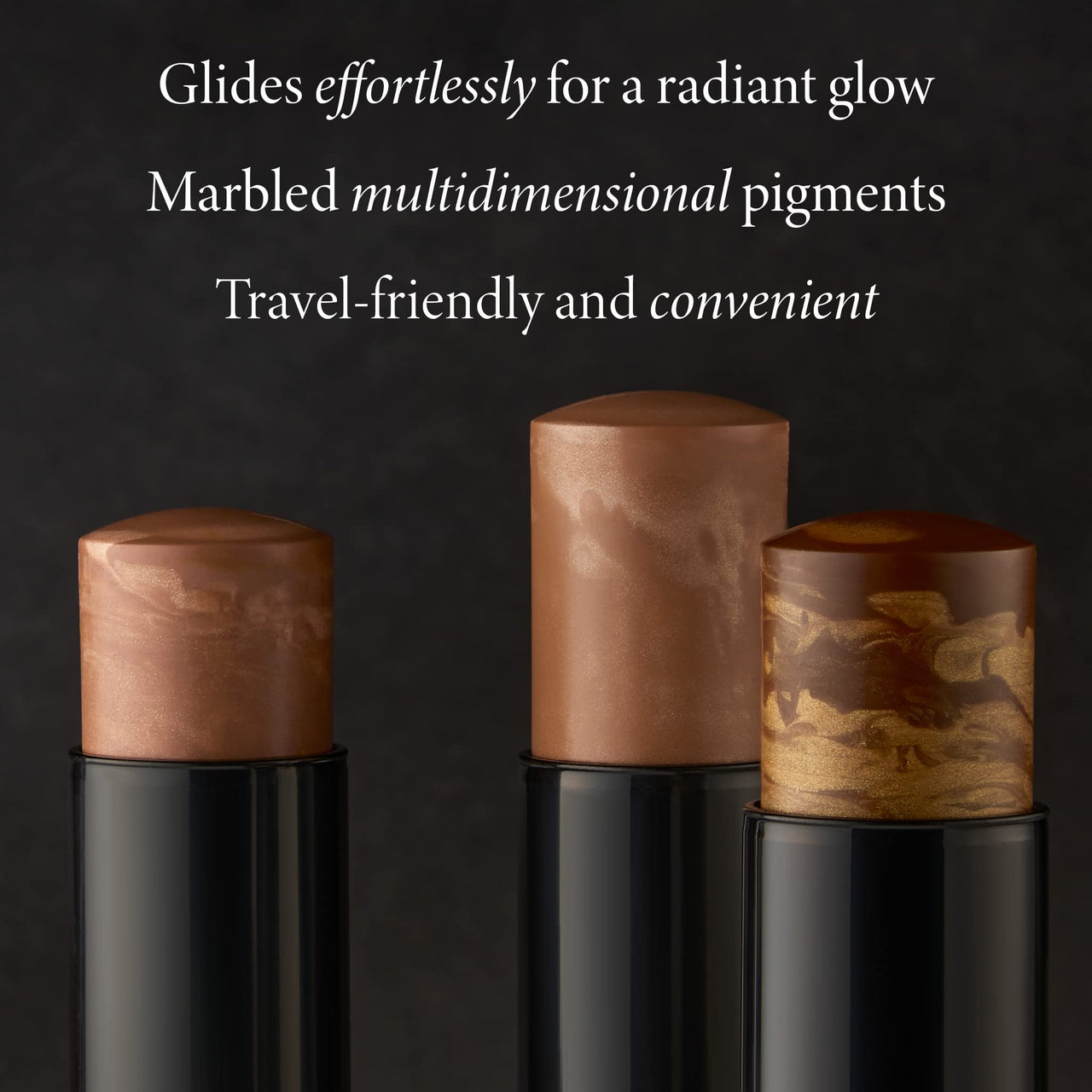 LAURA GELLER Italian Marble Bronzer Makeup Stick | Cream Finish Marbleized Contour for Natural Glow D'oro Glow