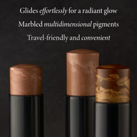 Thumbnail for LAURA GELLER Italian Marble Bronzer Makeup Stick | Cream Finish Marbleized Contour for Natural Glow D'oro Glow