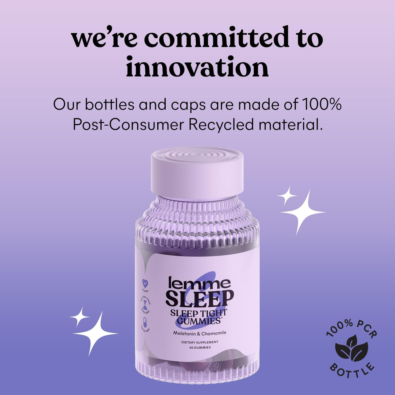 Lemme Sleep Gummies With 5Mg Melatonin, Elderberry, Magnesium, L-Theanine, Chamomile And Lavender, Drug-Free Nighttime Sleep Aid, Vegan, Gluten Free, Gelatin Free, Non Gmo, Berry Flavored (60 Count)