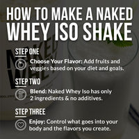 Thumbnail for NAKED Chocolate Whey Isolate Protein - Only 6 Ingredients, 30g Grass-Fed Protein, Undenatured, No GMO, No Soy, Gluten-Free, No Preservatives - 24 Servings