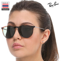 Thumbnail for Ray-Ban RB4171 ERIKA CLASSIC Phantos Shaped Non-Polarized Sunglasses for Women – Includes Official RAYBAN Eyewear Kit – Ideal Formal & Casual Wear Sunglasses – G-15 Green Lens