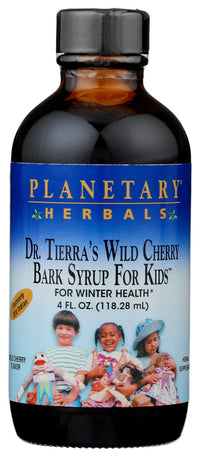 Thumbnail for Planetary Herbals Wild Cherry Bark Syrup for Kids - 4 Ounces