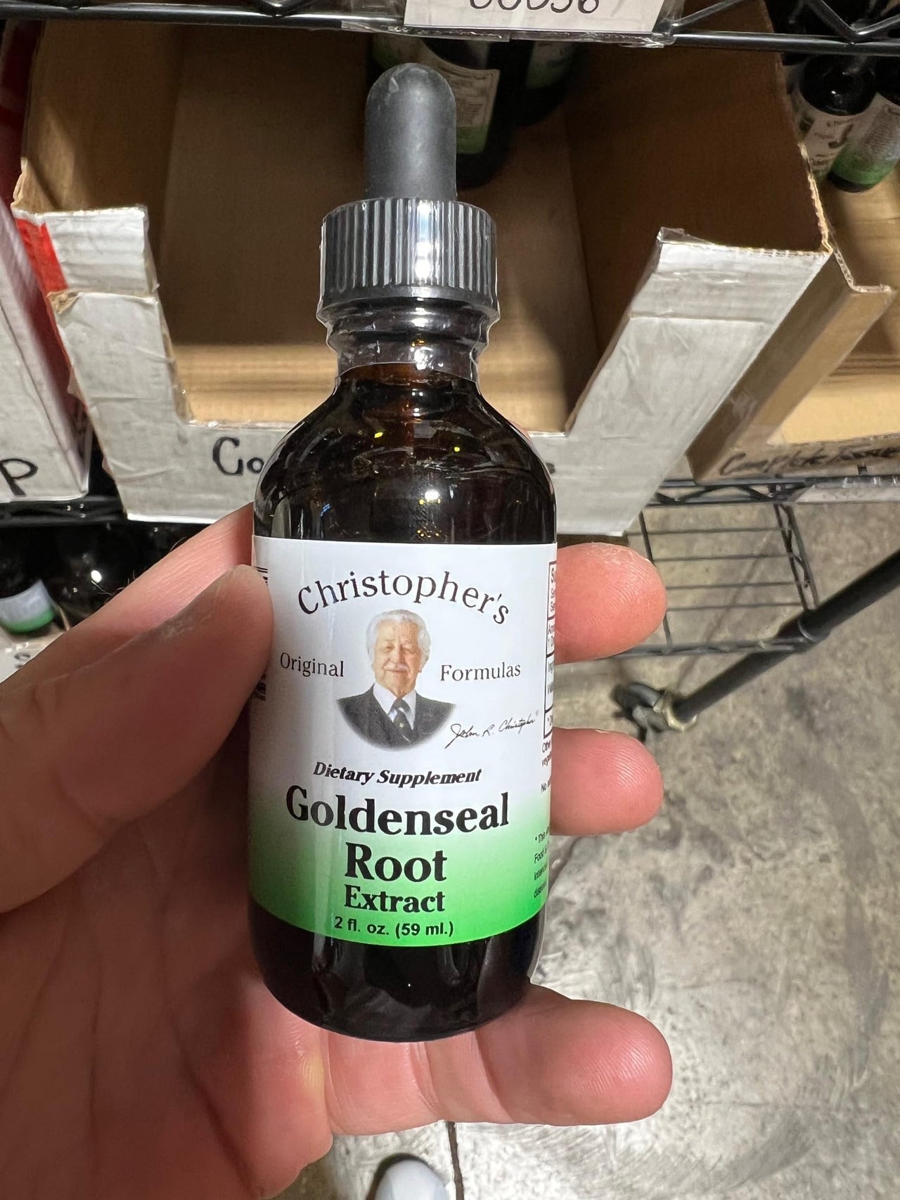 Christopher's Original Formulas Goldenseal Root | 2 oz Liquid Herbal Supplement | Whole Herb Extract in Vegetable Glycerin Base | Traditional Herbal Support