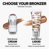 Thumbnail for Milk Makeup Matte Bronzer, Spaced (Very Deep Bronze) - 0.19 oz - Cream Bronzer Stick - Buildable, Blendable Color - Matte Finish - 1,000+ Swipes Per Stick - Vegan, Cruelty Free