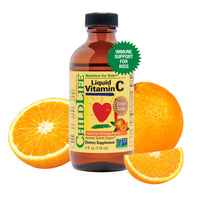 Thumbnail for CHILDLIFE ESSENTIALS Liquid Vitamin C - Pure Vitamin C Liquid Supplement for Kids, Toddlers, & Babies, Immune System Support, Natural Orange Flavor, 4 Fl Oz (Pack of 1)