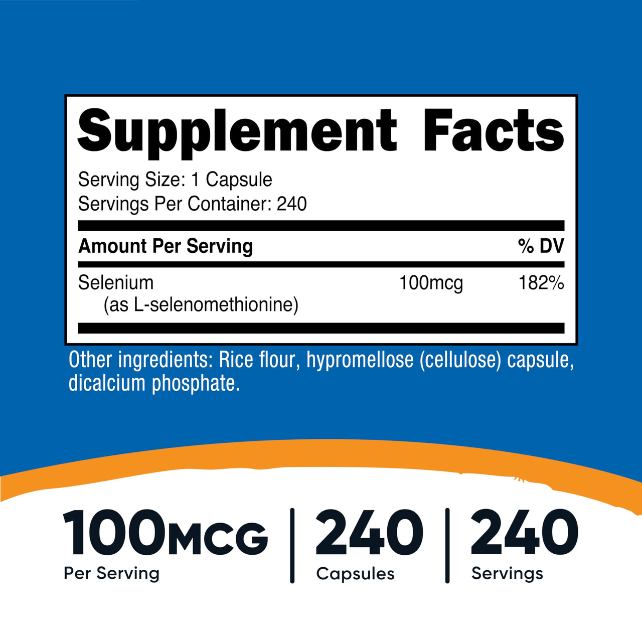 Elenium Mp Buy Nutricost Selenium Supplement 100mcg, 240 Capsules, Vegetarian ...