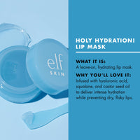 Thumbnail for e.l.f. SKIN Holy Hydration! Lip Mask, Hydrating Lip Mask For A Softer & Smoother Pout, Infused With Hyaluronic Acid, Non-Sticky, Vegan & Cruelty-Free (pack of 1)