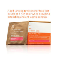 Thumbnail for Dr Dennis Gross Alpha Beta Glow Pad Self Tanner Intense Glow for Face: for Dull Skin Lacking Radiance & Glow, (20 Towelettes)
