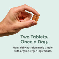 Thumbnail for Garden of Life Organics Whole Food Multivitamin for Men 40+ 120 Tablets, Vegan Mens Multi for Health & Well-Being Certified Organic Whole Food Vitamins & Minerals for Men Over 40 Mens Vitamins