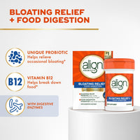 Thumbnail for Align Probiotic Bloating Relief + Food Digestion, Probiotics for Women and Men, #1 Doctor Recommended Brand‡, Promotes Digestive Health and Helps Support the Metabolism of Food*, 28 Capsules