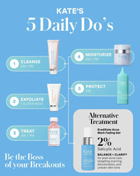 Thumbnail for Kate Somerville EradiKate 10% Sulfur & BHA Acne Treatment – FSA/HSA Acne Treatment for Face, Clinically Formulated Pimple Cream Spot Treatment, Medicated Pimple Drying Lotion for Blackheads – 1 Fl Oz