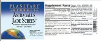 Thumbnail for Planetary Herbals Astragalus Jade Screen 850mg, Supports Immune Defenses* - 100 Tablets