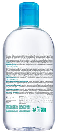 Thumbnail for Bioderma - Hydrabio H2O - Micellar Water - Cleansing and Make-Up Removing - for Dehydrated Sensitive Skin , 16.91 Fl Oz (Pack of 1)