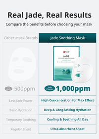 Thumbnail for SNP 1000ppm Real Jade Mineral Ampoule Sheet Mask | Cleansing and Purifying All Sensitive Skin Types | Calming, Hydrating, and Moisturizing Facial Skin | Korean Face Masks Skincare | 10 Sheets