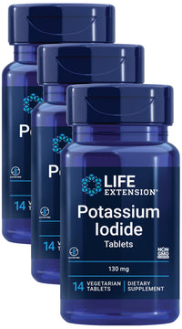 Thumbnail for Life Extension Potassium Iodide 130mg 14 Tablets (Pack of 3)