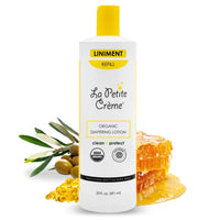 Thumbnail for La Petite Creme French Premium Diapering Lotion - Diaper Cream Alternative to Baby Wipes - Gentle Moisturizer & Skin Cleanser with USDA Certified Organic Ingredients - Baby Essentials (20 oz)