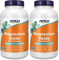 Thumbnail for NOW Supplements, Magnesium Oxide, Enzyme Function*, Nervous System Support*, 8-Ounce (Pack of 2)
