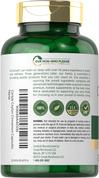 Thumbnail for Carlyle Ceylon Cinnamon Capsules | 120 Count | Non-GMO & Gluten Free Supplement