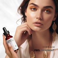 Thumbnail for Codeage Liquid Vitamin E+ - USDA-Certified Organic Vitamin E - 2-Month Supply - D-Alpha Tocopherol Acetate, Organic MCT Oil, Orange Fruit Oil, Unflavored, Non-GMO, Vegan, Gluten-Free, 2 fl oz