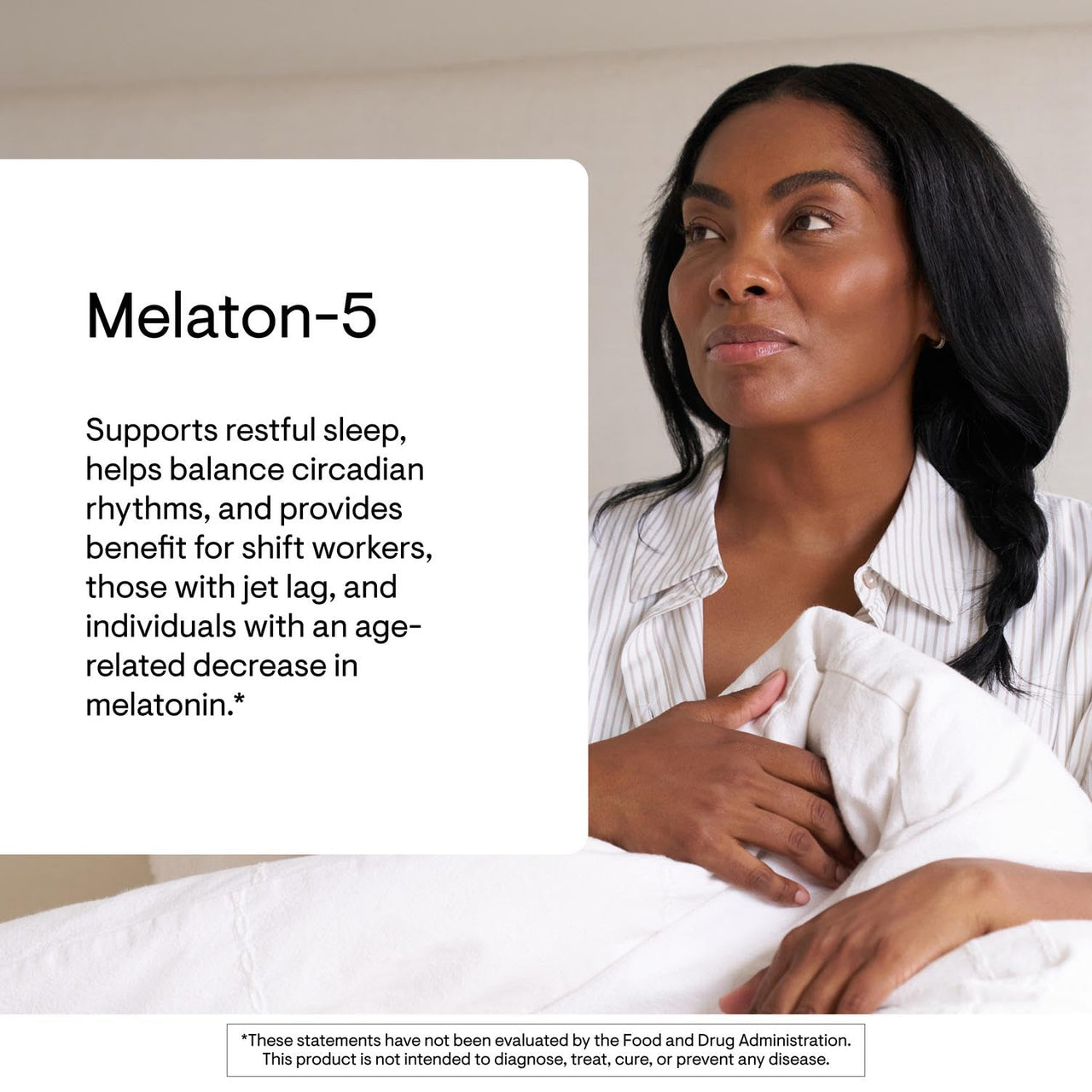 THORNE - Melaton-5 - 5mg Melatonin Supplement - Supports Normal Circadian Rhythms, Restful Sleep & Relaxation* - 60 Capsules