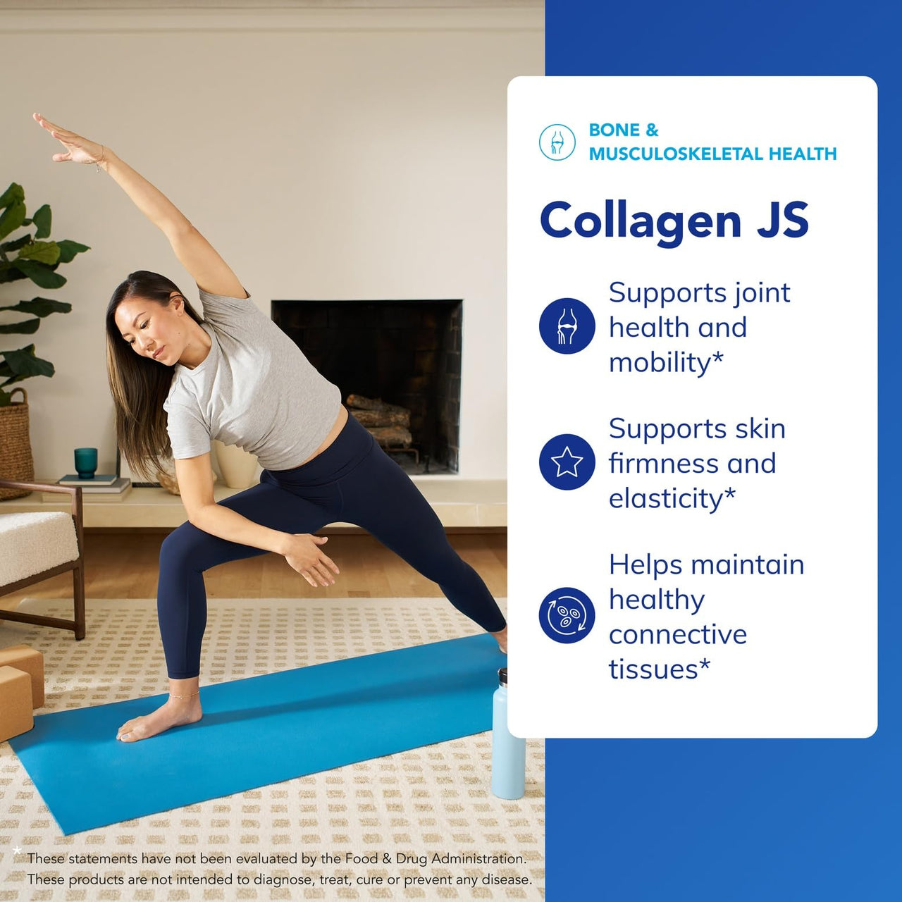 Pure Encapsulations Collagen JS - Skin & Joint Health* - 1,000 mg Hydrolyzed Biocell Collagen - Gluten Free & Non-GMO - 60 Capsules