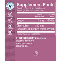 Thumbnail for The Vitamin Shoppe Liquid Chlorophyll 100mg Green Superfood That