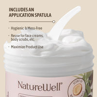 Thumbnail for NATURE WELL Hydrate & Soften Coconut Oil Moisturizing Cream for Face, Body, & Hands, Non-Greasy, Intense Hydration & Luxurious Feel, Revives Dry & Sensitive Skin, Superfood for Your Skin, 16 Oz