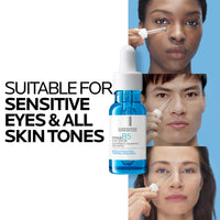 Thumbnail for La Roche-Posay Hyalu B5 Eye Serum with Hyaluronic Acid & Caffeine for Dark Circles, Hydrating Serum for Dark Circles and Wrinkles with Roller Ball Applicator, Replumps Under Eye, Fragrance Free