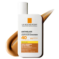 Thumbnail for La Roche-Posay Anthelios Tinted Sunscreen SPF 40, Broad Spectrum SPF + Antioxidants, Titanium Dioxide & Zinc Oxide Sunscreen, 4 Flexible Shades With No White Cast, Oil Free & Oxybenzone Free